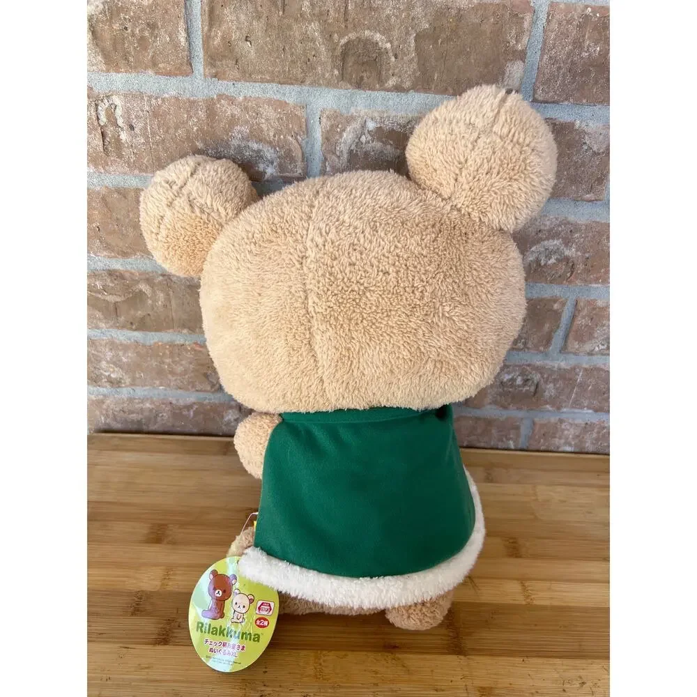 San-X Rilakkuma M3K Checkered Star Plush XL 16